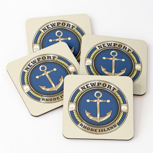 Item preview, Newport Rhode Island anchor emblem designed and sold by studioss76.