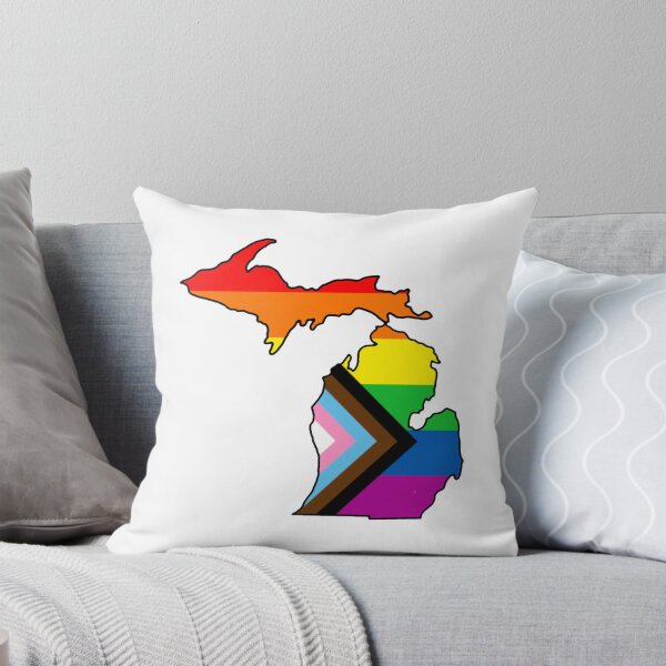 Item preview, Michigan Pride - Progress Flag designed and sold by States of Progress.