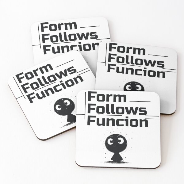 Item preview, Form Follows Function - Modern Design Quote Shirt designed and sold by BrushRushX.