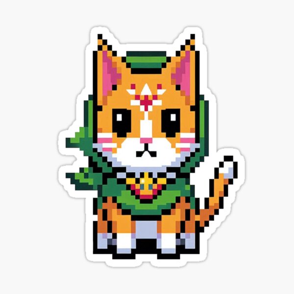 Aperçu de l'œuvre Chat Hylien créée et vendue par R-Digits ⭐⭐⭐⭐⭐.