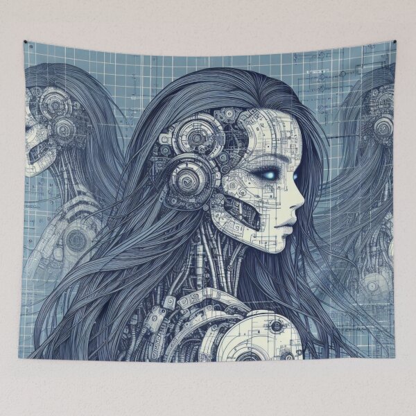 Item preview, Quantum Femme: Android Essence designed and sold by LyssasMindArt.