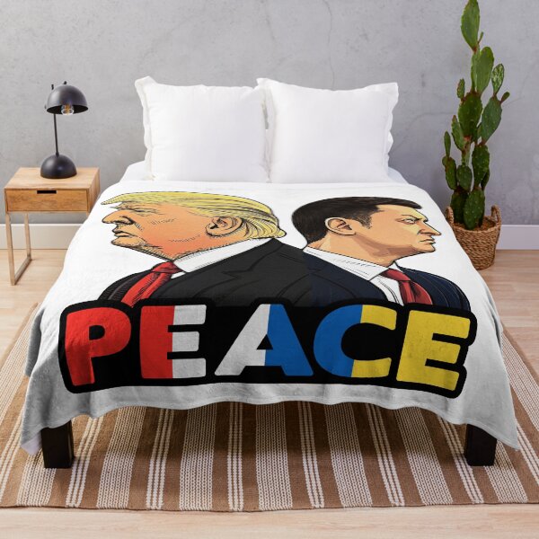 Item preview, Peace Donald Trump Volodymyr Zelenskyy designed and sold by plushism.