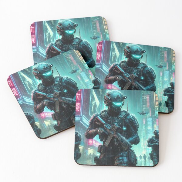 Item preview, Cyberpunk Security Patrol designed and sold by DarkEchoDesigns.