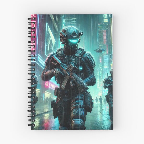 Item preview, Cyberpunk Security Patrol designed and sold by DarkEchoDesigns.