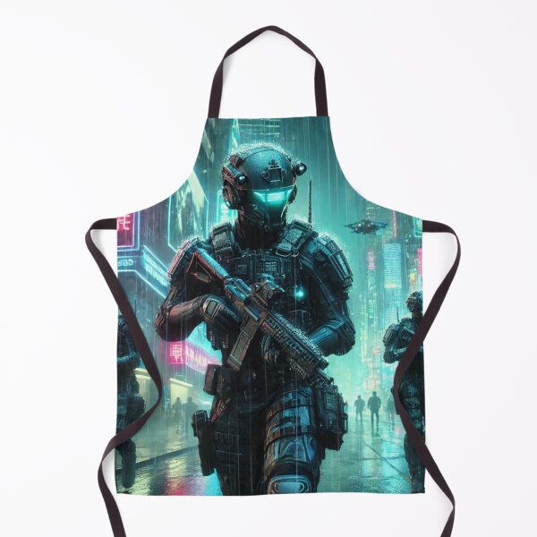 Item preview, Cyberpunk Security Patrol designed and sold by DarkEchoDesigns.