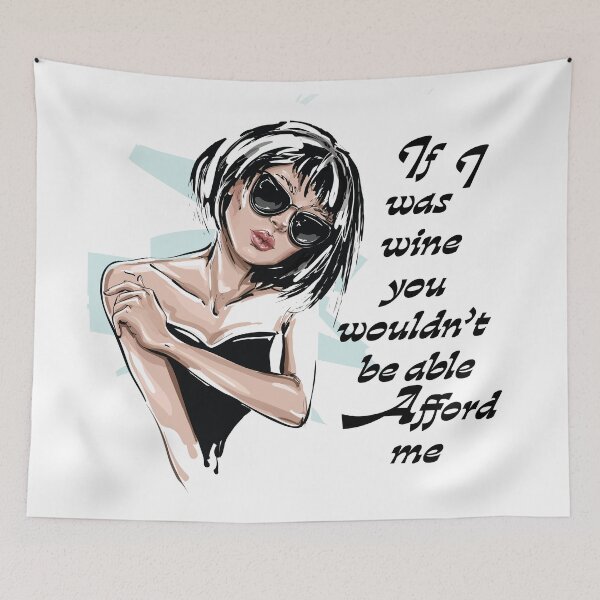 Item preview, Parisian Aesthetic bold quote shirt Able to afford me designed and sold by doracreations.