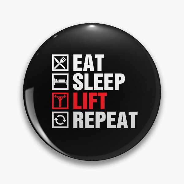Item preview, Eat Sleep Lift Repeat designed and sold by MKDSN.