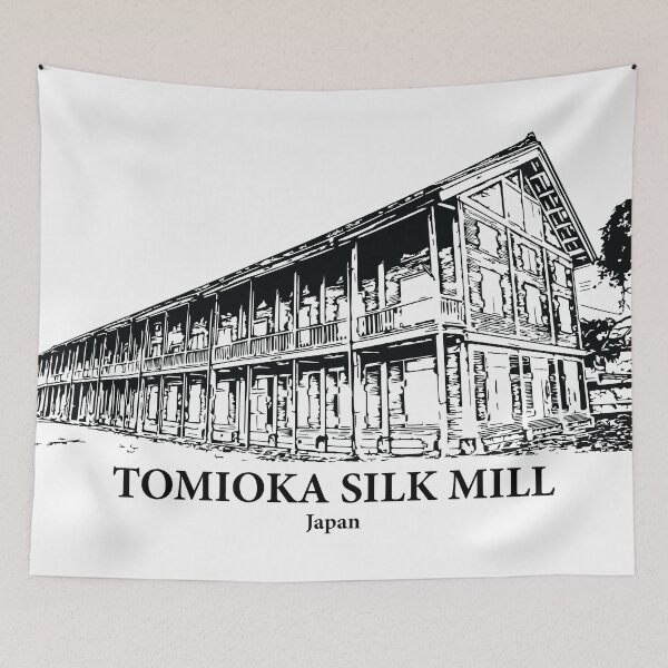 Item preview, Tomioka Silk Mill - Japan designed and sold by Lakeric Cityscapes.