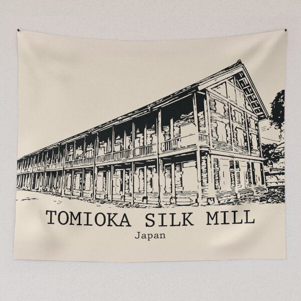 Item preview, Tomioka Silk Mill - Japan designed and sold by Lakeric Cityscapes.