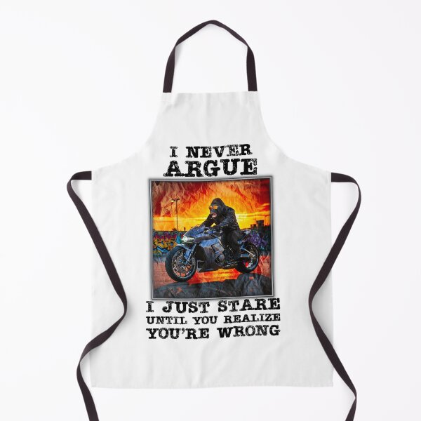 Item preview, "I NEVER ARGUE" Funny Gorilla quote. designed and sold by Drone-tees.