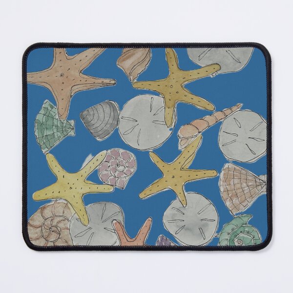 Item preview, Seashells by the Seashore in Blue designed and sold by Whimsicalgirl.