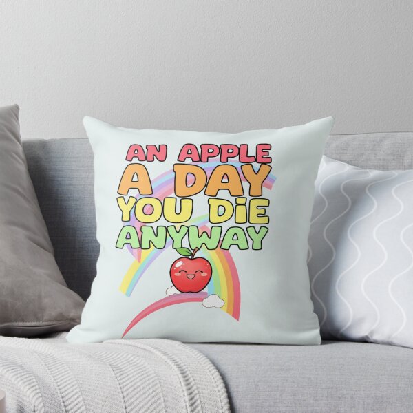 Item preview, "An Apple a Day… You Die Anyway! designed and sold by La Loca.