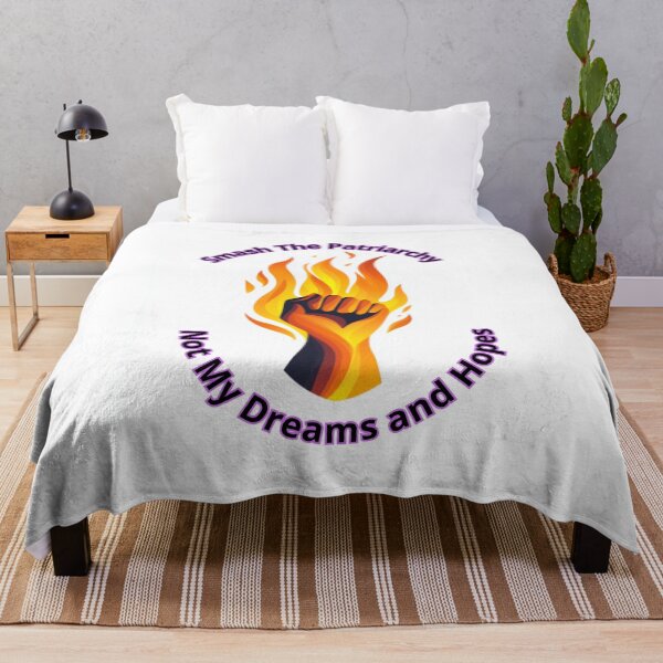 Item preview, Smash the patriarchy, not my dreams and hopes. designed and sold by dragonfliesart.