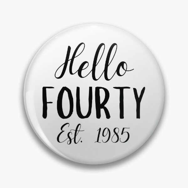 Item preview, Hello Forty | 40th Birthday Celebration | Vintage 1985 Anniversary designed and sold by highflycrafts.