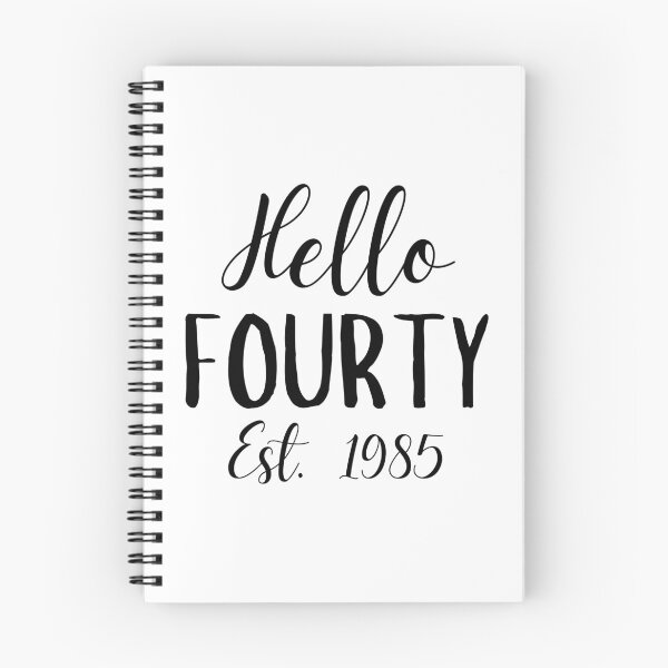 Item preview, Hello Forty | 40th Birthday Celebration | Vintage 1985 Anniversary designed and sold by highflycrafts.
