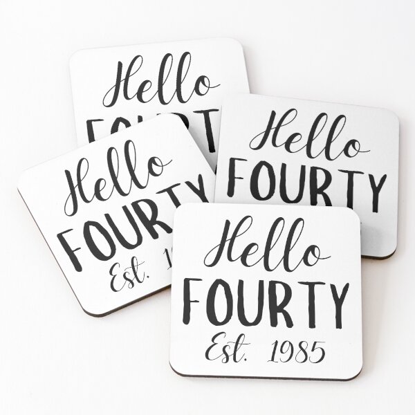 Item preview, Hello Forty | 40th Birthday Celebration | Vintage 1985 Anniversary designed and sold by highflycrafts.