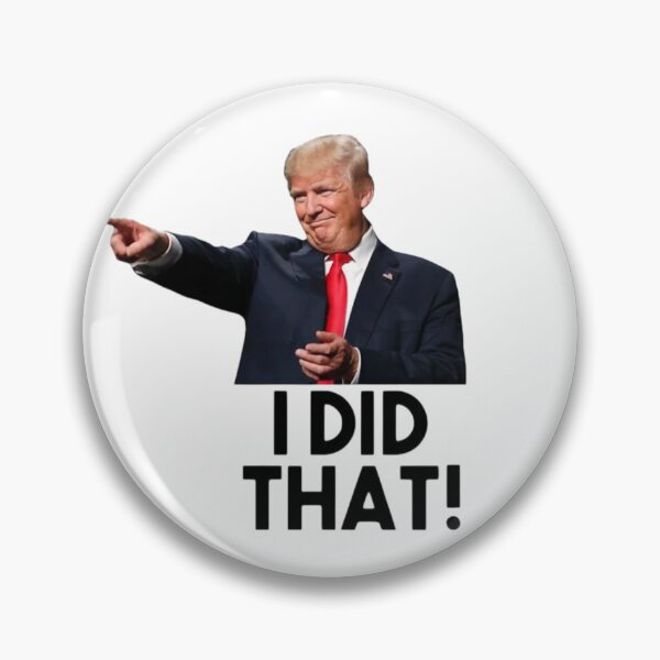 Item preview, I DID THAT! Trump tariff sticker designed and sold by YearningDread.