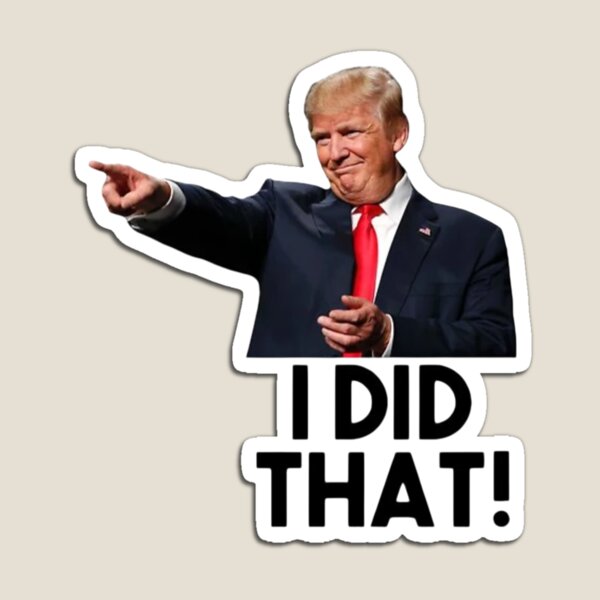 Item preview, ¡YO LO HICE! Etiqueta de aranceles de Trump designed and sold by YearningDread.