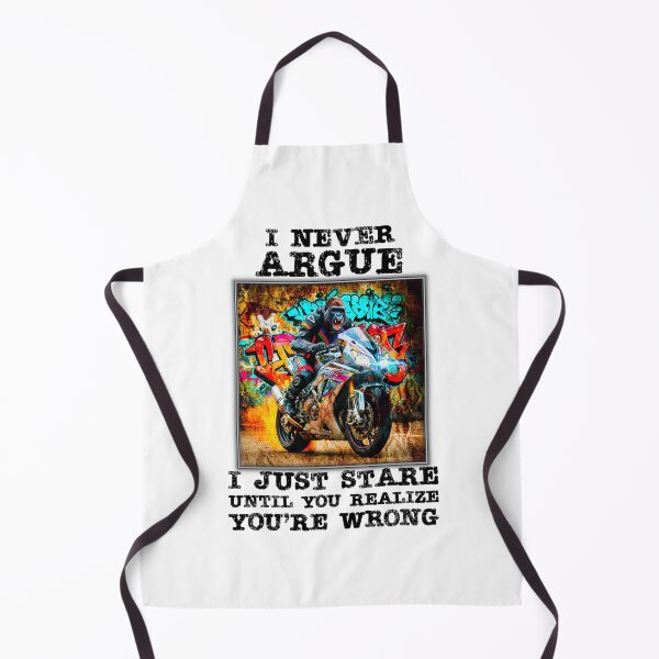Item preview, "I NEVER ARGUE" Funny Gorilla quote. designed and sold by Drone-tees.