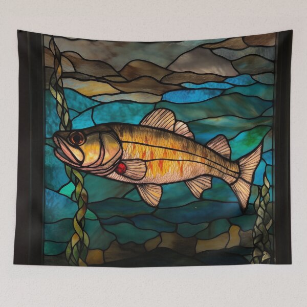 Item preview, Perch in Stained Glass designed and sold by RedHandedOD.