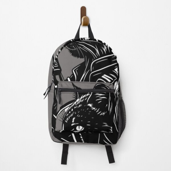 Item preview, Stealth Tactical Cat – Black and White Military Vector Illustration designed and sold by Marimurmurprint.