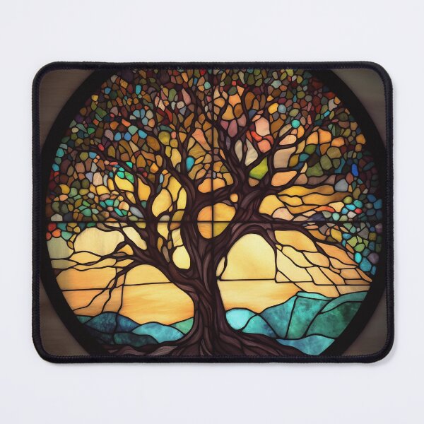Item preview, Tree of Life in Stained Glass designed and sold by RedHandedOD.