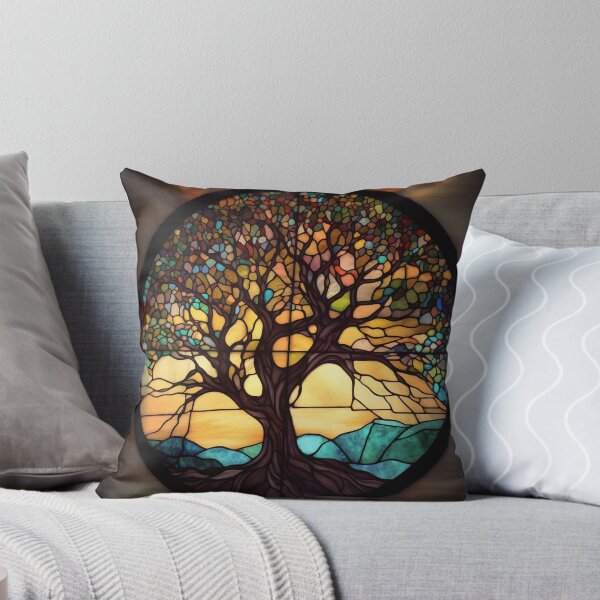 Item preview, Tree of Life in Stained Glass designed and sold by RedHandedOD.