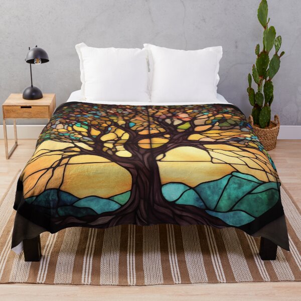 Item preview, Tree of Life in Stained Glass designed and sold by RedHandedOD.