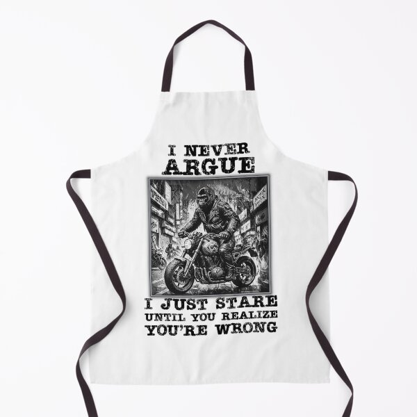 Item preview, "I NEVER ARGUE" Funny Gorilla quote. designed and sold by Drone-tees.