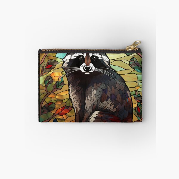 Item preview, Raccoon in Stained Glass designed and sold by RedHandedOD.