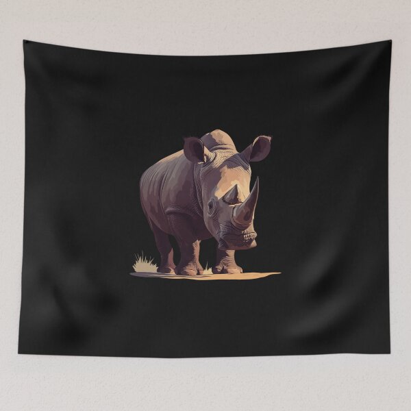 Item preview, Black Rhino Endangered species designed and sold by SMARTKIT  DESIGNAGENCY.