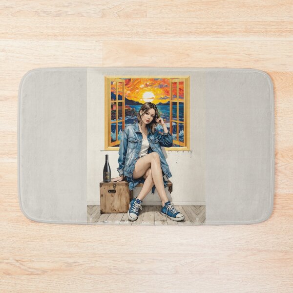 Item preview, ENJOYING SUNSET IN HER NEW HOME designed and sold by Tammera.