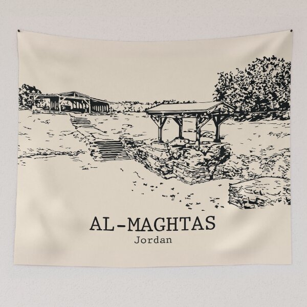 Item preview, Al-Maghtas - Jordan designed and sold by Lakeric Cityscapes.
