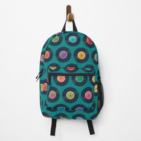 Item preview, Vinyl Record Collection on Teal Green designed and sold by Daisy Beatrice.