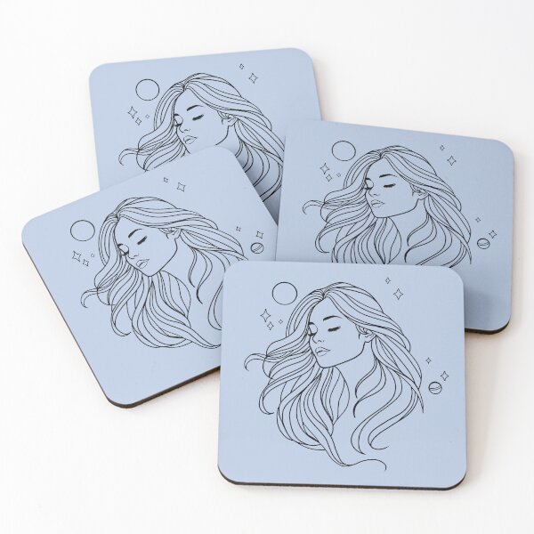 Item preview, Windblown Grace - Misty Blue designed and sold by MaryAura.