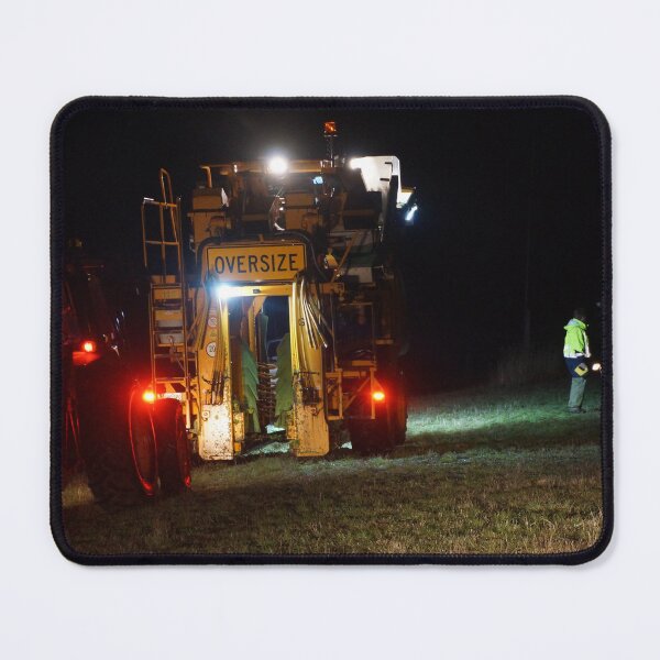 Item preview, Night Grape Harvest at Magpie Springs - Mechanical Harvester in Adelaide Hills Vineyard designed and sold by MagpieSprings.