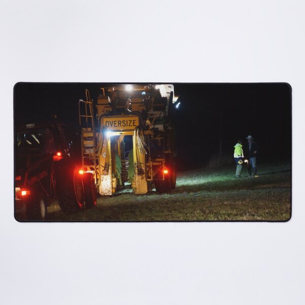 Item preview, Night Grape Harvest at Magpie Springs - Mechanical Harvester in Adelaide Hills Vineyard designed and sold by MagpieSprings.