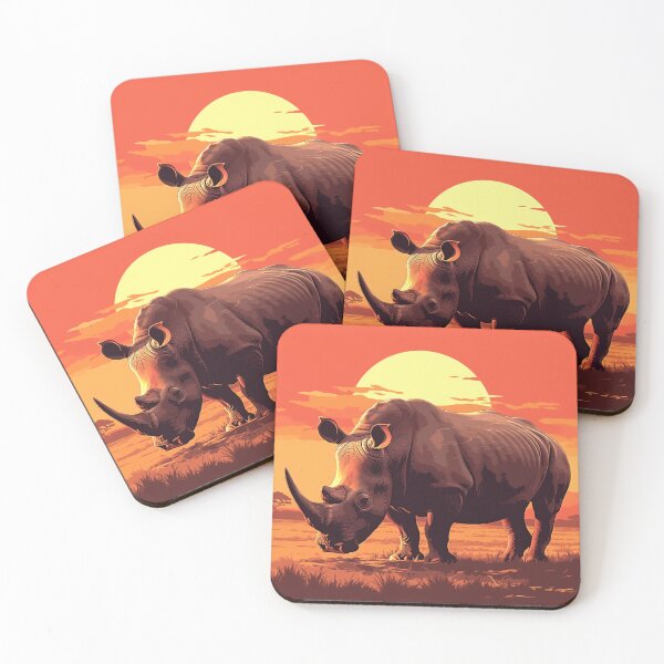 Item preview, Black Rhino Endangered species designed and sold by SMARTKIT  DESIGNAGENCY.