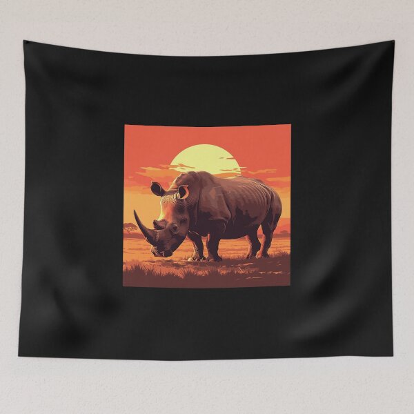 Item preview, Black Rhino Endangered species designed and sold by SMARTKIT  DESIGNAGENCY.