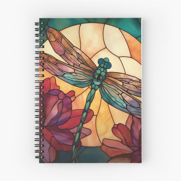 Item preview, Dragonfly in Stained Glass designed and sold by RedHandedOD.