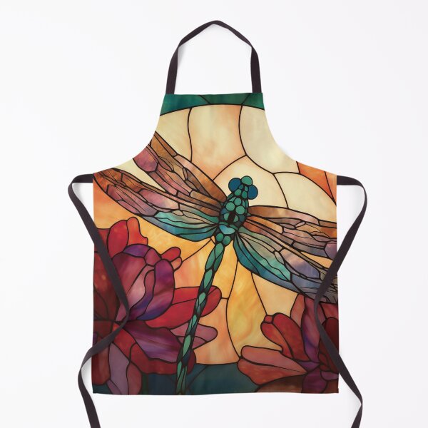 Item preview, Dragonfly in Stained Glass designed and sold by RedHandedOD.