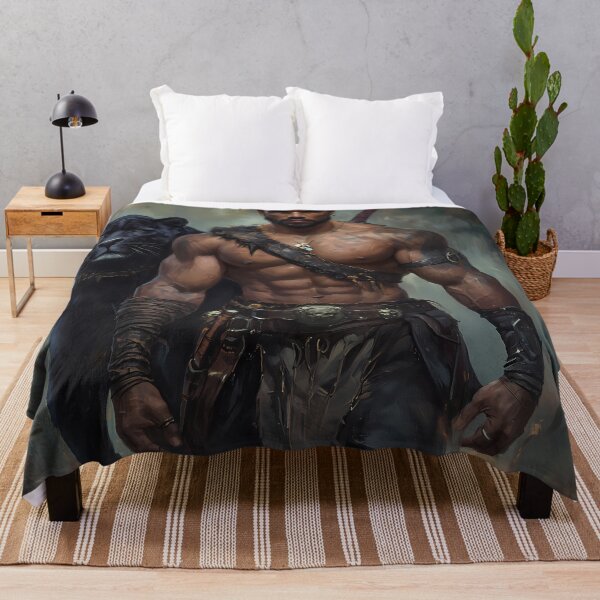 Item preview, Guardian of the Wild: The Warrior and His Panther designed and sold by Spiritveil.