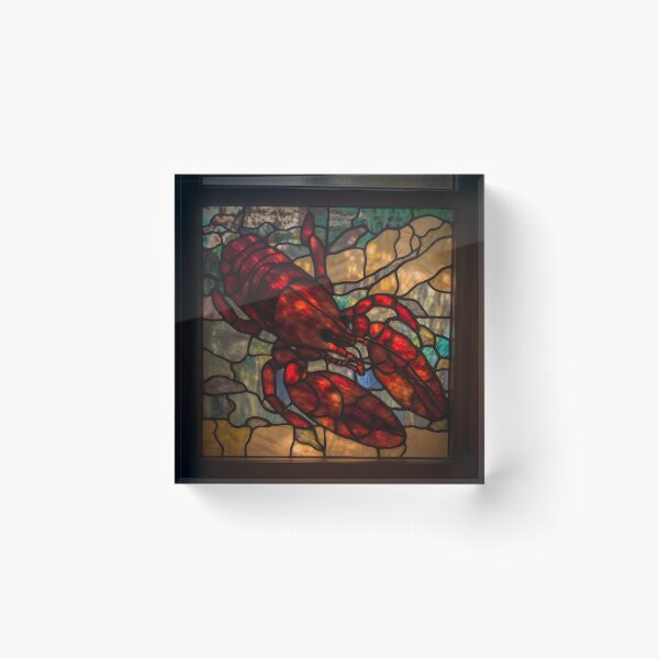 Item preview, Crawfish/Lobster in Stained Glass designed and sold by RedHandedOD.