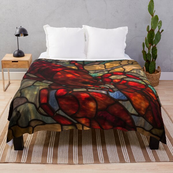 Item preview, Crawfish/Lobster in Stained Glass designed and sold by RedHandedOD.