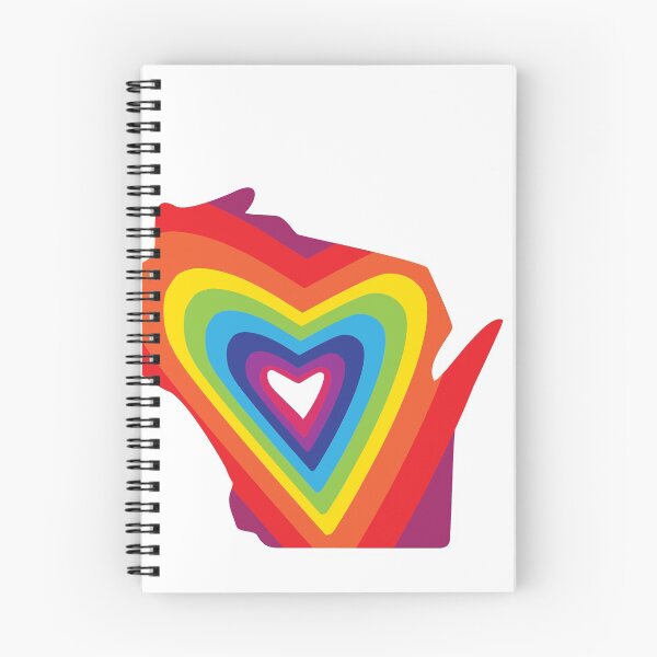 Item preview, Wisconsin Love Radiates Rainbows (and Unicorns?) designed and sold by gstrehlow2011.