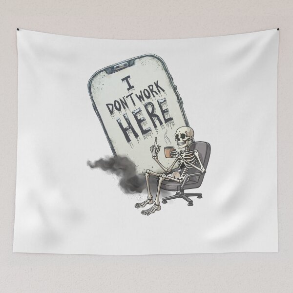 Item preview, I DON'T WORK HERE FUNNY T-SHIRT MUG MERCH DESIGN designed and sold by SellingStuff91.