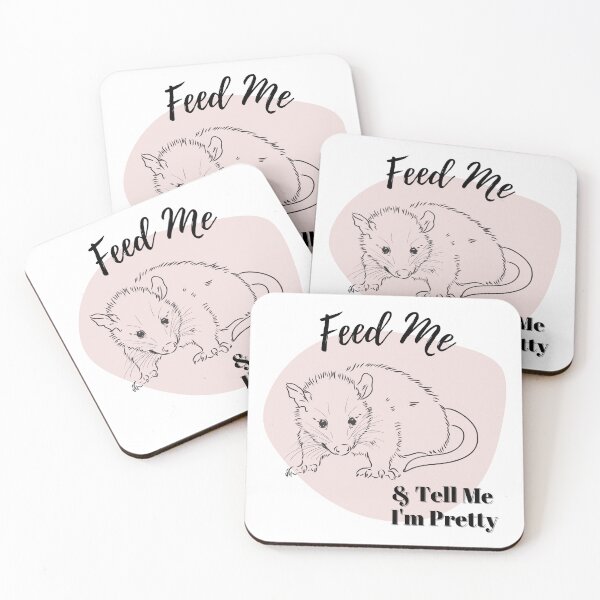 Item preview, Feed Me & Tell Me I'm Pretty - Funny Possum Design designed and sold by amandaline.
