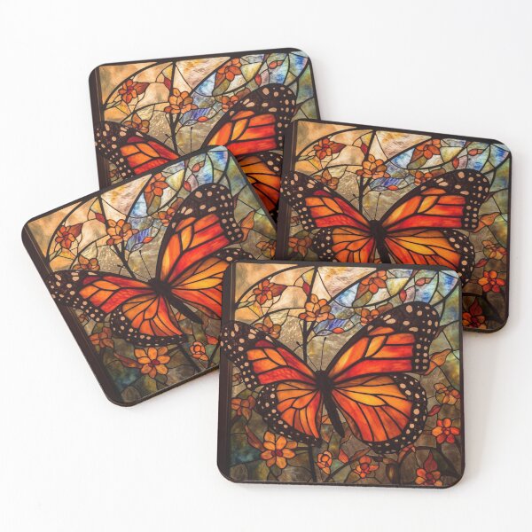 Item preview, Butterfly in Stained Glass designed and sold by RedHandedOD.