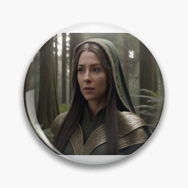 Item preview, Silent Watcher – Elf Ranger in Woodland Realm designed and sold by highplacidity.