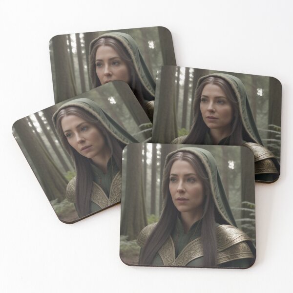 Item preview, Silent Watcher – Elf Ranger in Woodland Realm designed and sold by highplacidity.
